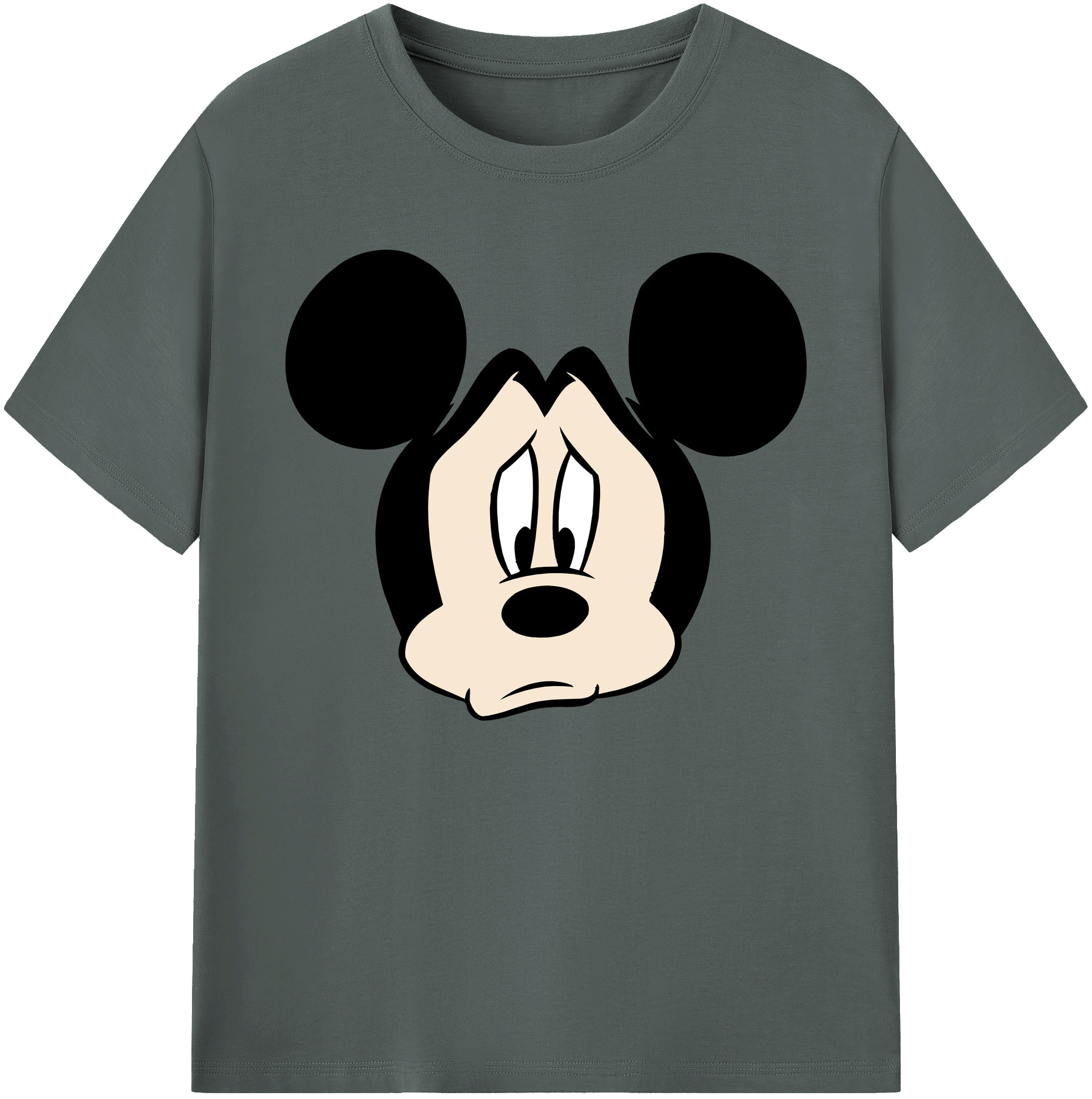 ミッキーマウス Mickey Mouse 綿100％ メンズ半袖Tシャツ｜肌触りやわらか＆通気性